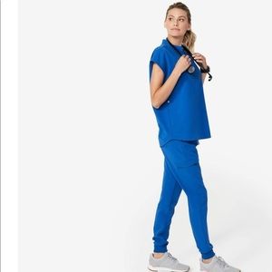 Figs Zamora Jogger Scrub Pant - Royal Blue - S